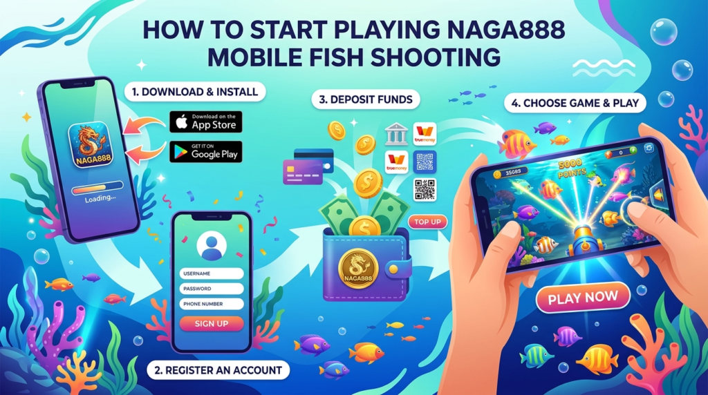 NAGA888 mobile fish shooting